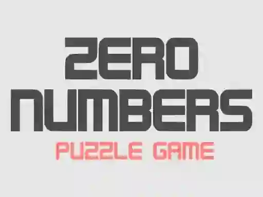 Mäng Zero Numbers Puzzle Game Internetis