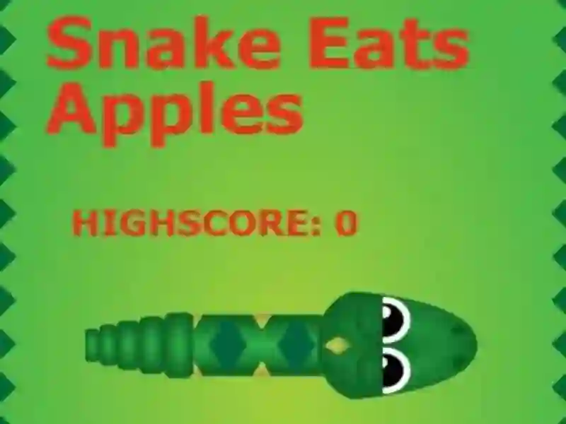 Mäng Snake Eats Apples Internetis