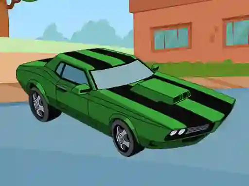 Mäng Ben 10 Car Jigsaw Internetis