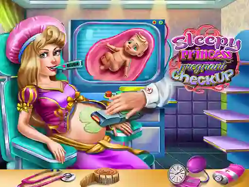Mäng Sleepy Princess Pregnant Check Up Internetis