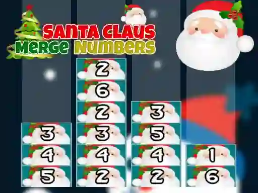 Mäng Santa Claus Merge Numbers Internetis
