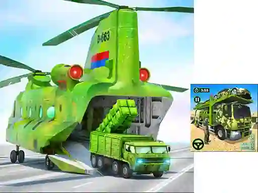Mäng US Army Cargo Transport Truck Driving Internetis