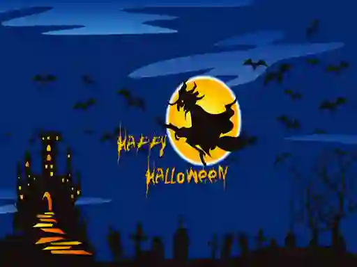 Mäng Halloween Spot Difference Internetis