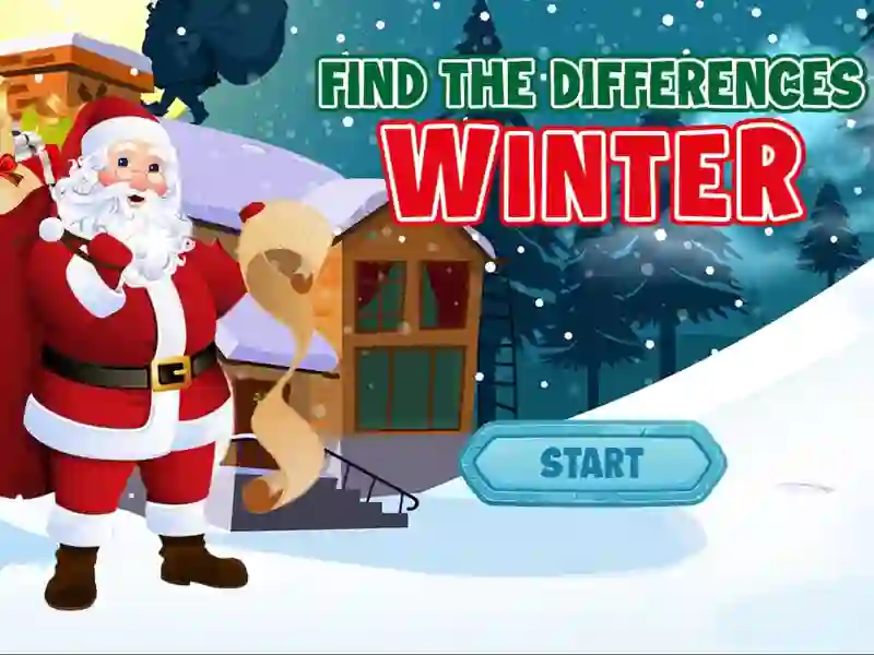 Mäng Find The Differences Winter Internetis