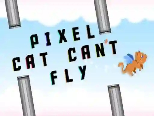 Mäng Pixel cat can't fly Internetis