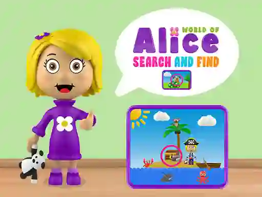 Mäng World of Alice Search and Find Internetis