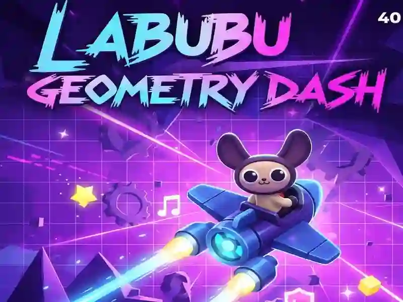 Mäng Labubu Geometry Dash Internetis