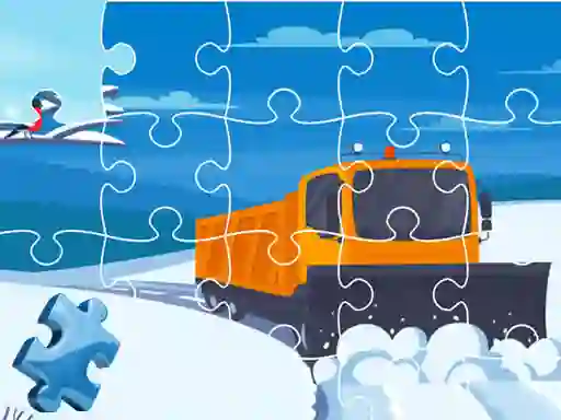 Mäng Winter Trucks Jigsaw Internetis
