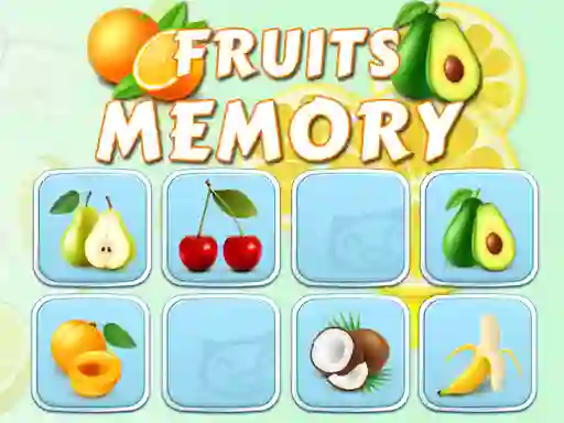 Mäng Fruits Memory Internetis