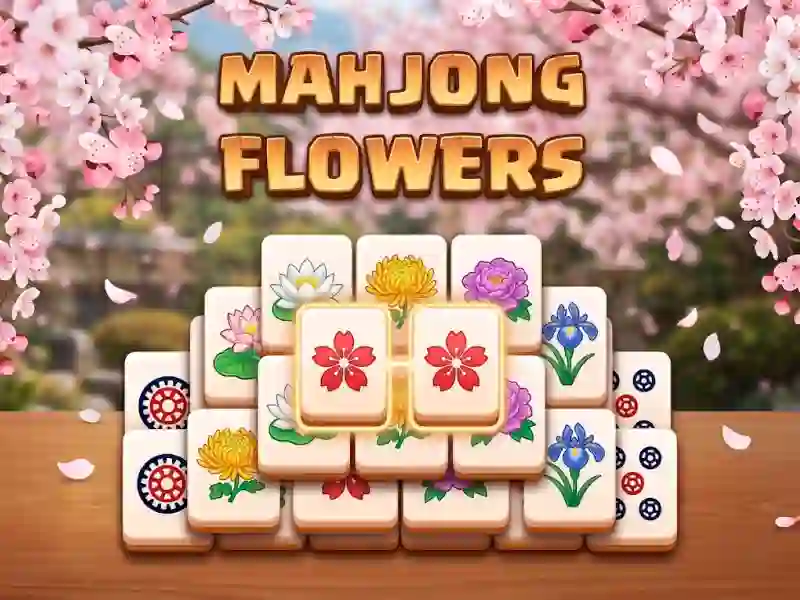 Mäng Mahjong Flowers Internetis
