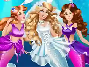 Mäng Mermaid Doll Wedding Internetis
