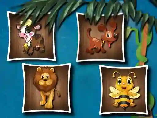Mäng Cute Animal Shapes Internetis
