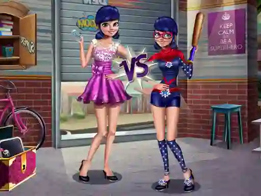 Mäng Princess vs Superhero Internetis