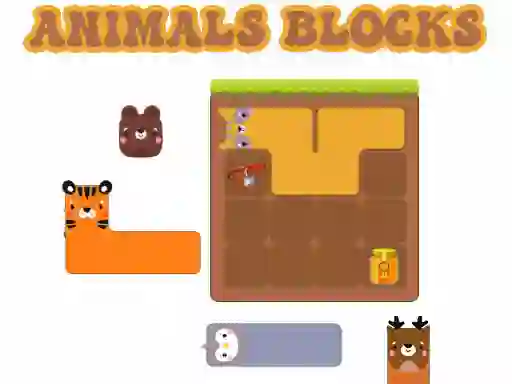 Mäng Animals Blocks Internetis