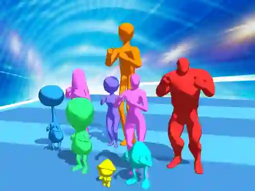 Mäng Stickman Crowd Fight Internetis