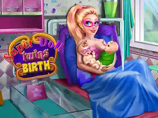Mäng Super Doll Twins Birth Internetis