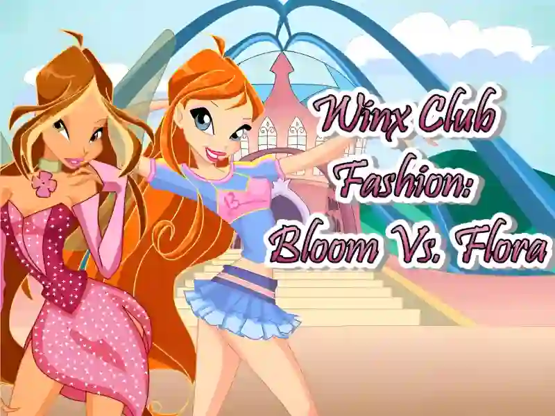 Mäng Winx Club Fashion: Bloom vs Flora Internetis