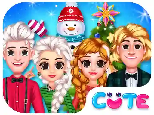 Mäng Frozen Princess Christmas Celebration Internetis
