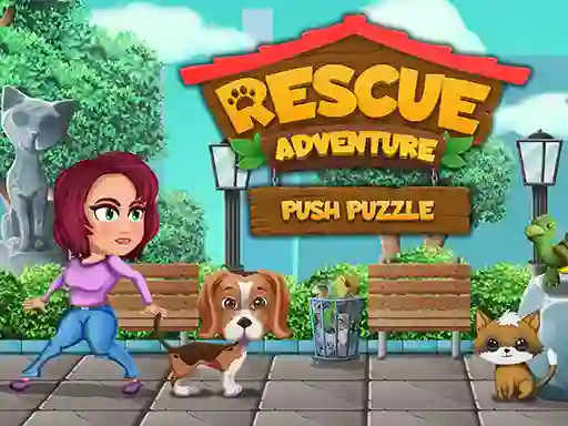 Mäng Rescue Adventure Push Puzzle Internetis