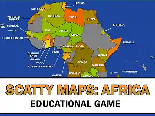 Mäng Scatty Maps Africa Internetis