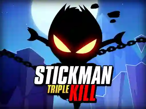 Mäng Stickman Triple Kill Internetis