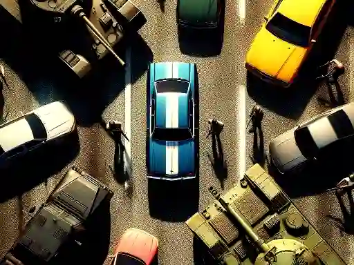 Mäng GTA Car Rush Internetis