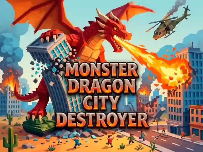 Mäng Monster Dragon City Destroyer Internetis