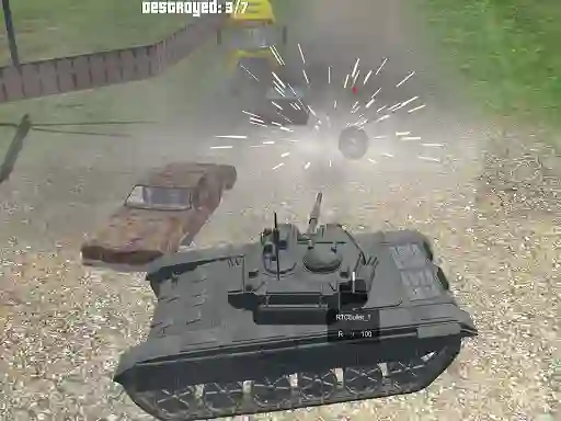 Mäng Tank Shooting Simulator Internetis