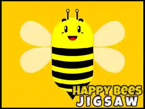 Mäng Happy Bees Jigsaw Internetis