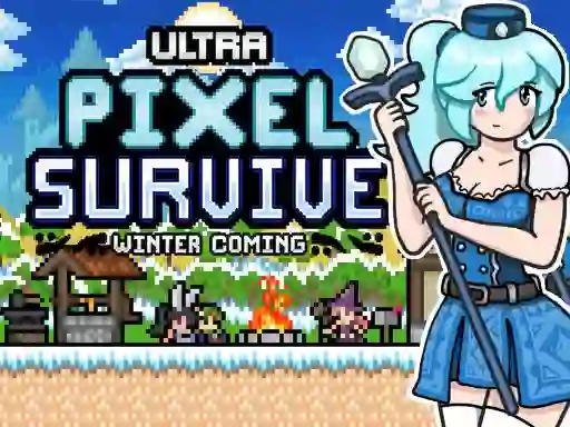 Mäng Ultra Pixel Survive Winter Coming Internetis