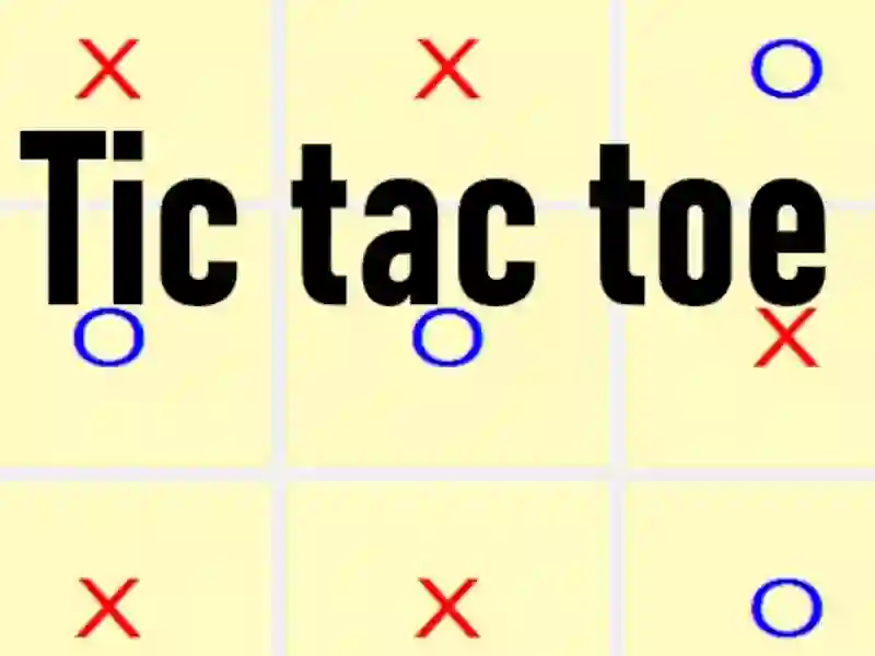 Mäng Tic tac toe Internetis