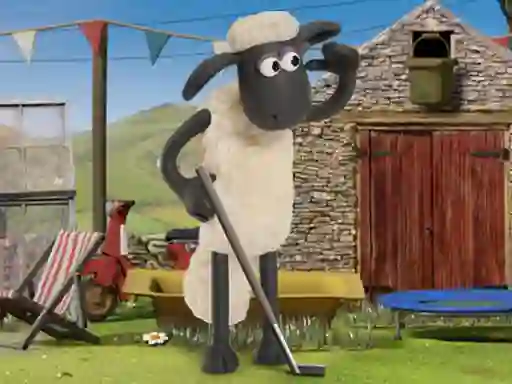 Mäng Shaun The Sheep Baahmy Golf Internetis