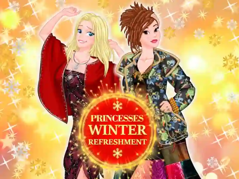 Mäng Princesses winter refreshment Internetis