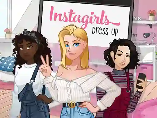 Mäng Instagirls Dress Up Internetis
