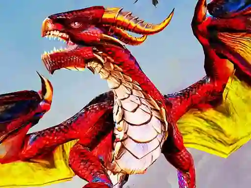 Mäng Flying Dragon City Attack Internetis