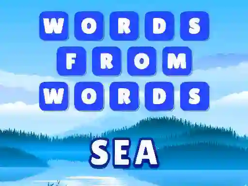 Mäng Words from words: Sea Internetis