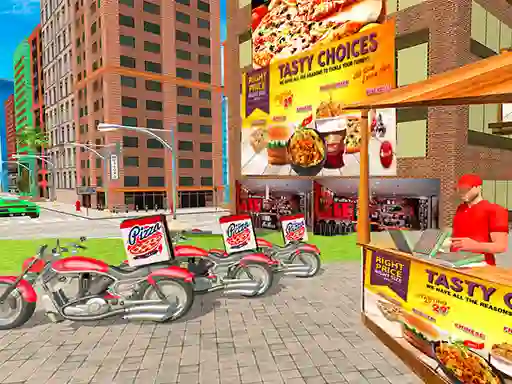 Mäng Pizza Delivery Boy Simulation Internetis