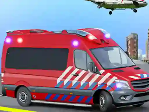 Mäng City Ambulance Emergency Rescue Internetis