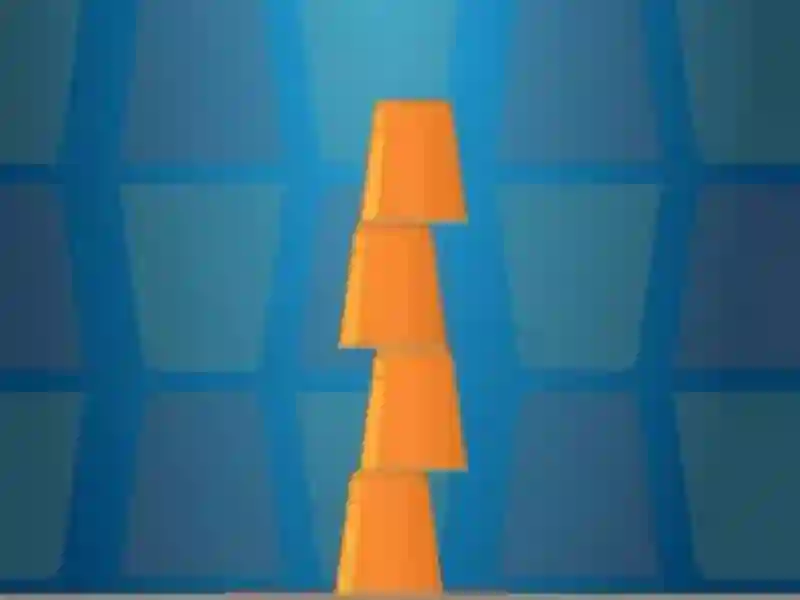 Mäng Cups Tower Builder Internetis