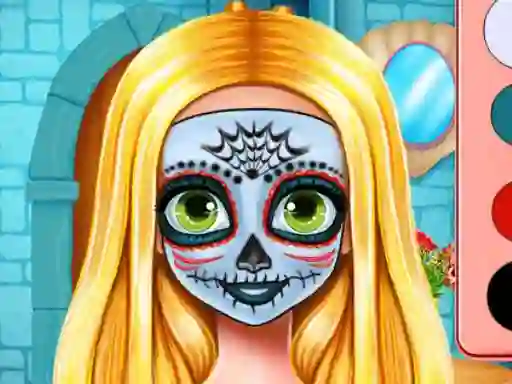 Mäng Sister's Halloween Face Paint Internetis