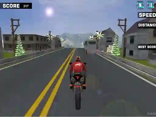 Mäng Highway Rider Motorcycle Racer Internetis