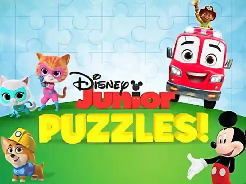 Mäng Disney Junior Puzzles Internetis