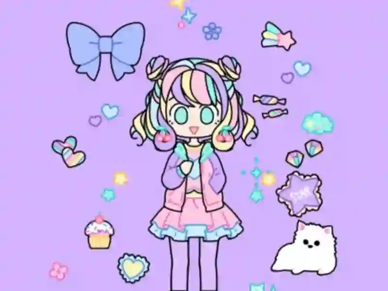 Mäng Pastel Girl Dress Up Internetis