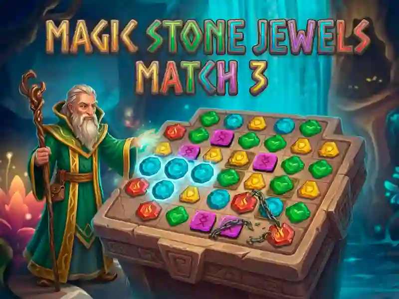 Mäng Magic Stone Jewels Match 3 Internetis