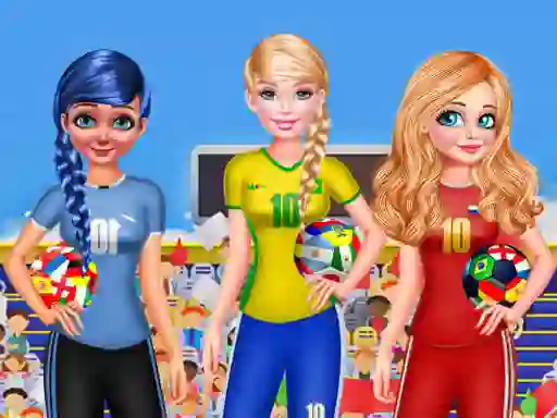 Mäng BFF Princess Vote For  FIFA 2018 Quarter Finals Internetis