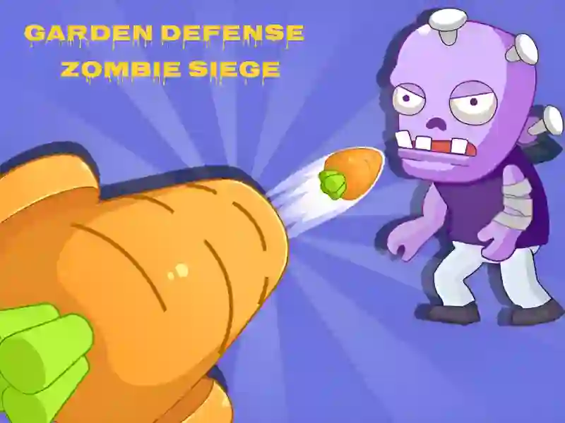 Mäng Garden Defense - Zombie Siege Internetis