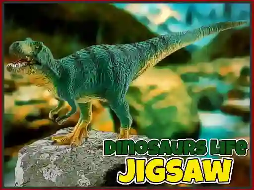 Mäng Dinosaurs Life Jigsaw Internetis