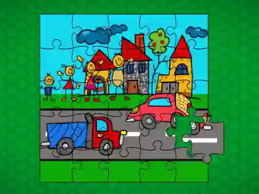 Mäng Stick Family Fun Time Jigsaw Internetis
