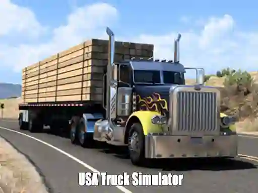 Mäng USA Truck Simulator 2024 Internetis