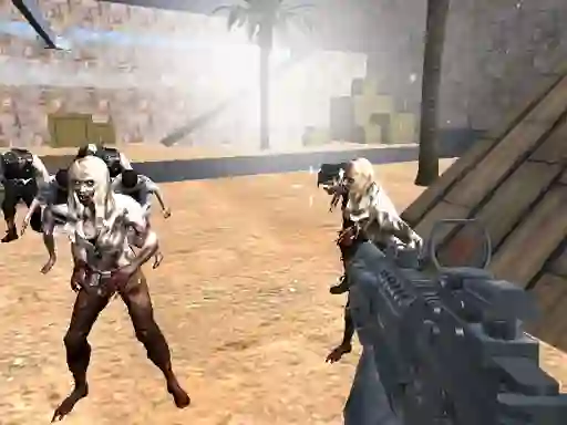 Mäng Combat Strike Zombie Survival Multiplayer Internetis